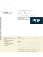 Changing Norms To Change Behavior Dale T. Miller and Deborah A. Prentice PDF