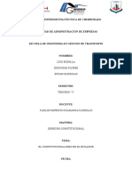 Constitucionalismo en El Ecuador