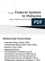 The Federal System in Malaysia
