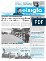 Edición Impresa Elsiglo 05-08-2016