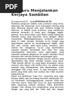Download Isu Guru Menjalankan Kerjaya Sambilan by Alya Farhana SN320298275 doc pdf