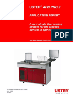 USTER AFIS PRO 2 The Fiber Process Control System