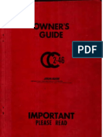 Cal 2-46 Owners Manual