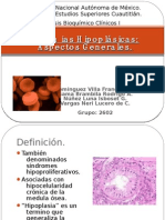 Anemias Hipoplasicas: Aspectos Generales