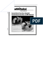 Chefs Choice Meat Slicer