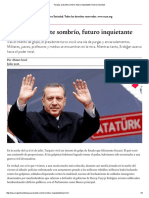 Turquía - Presente Sombrío, Futuro Inquietante - Nueva Sociedad