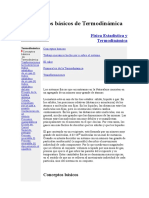 Conceptos Básicos de Termodinámica