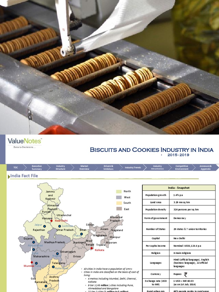Value Notes Report Biscuit Industry India Cakes Market Segmentation