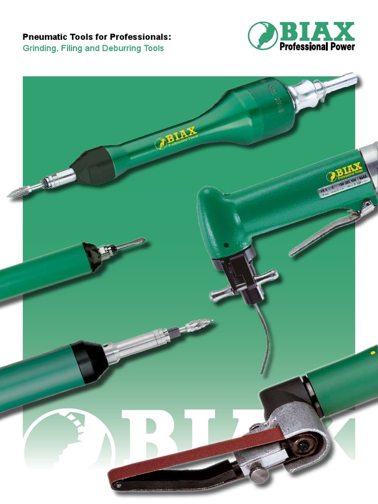 BIAX Pneumatic Tools for Professionals | PDF | Sheet Metal | Mill ...