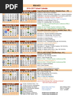 2016-2017 Calendar | PDF