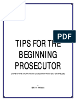 So You Want To Be A Prosecutor