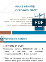 Ciclo de Palestras Formulas Infantis - Thaize