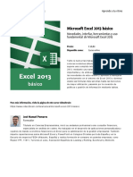 Microsoft Excel 2013 Basico PDF