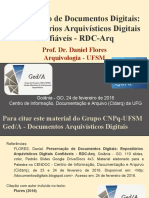 UFG - Preservação de Documentos Digitais- Repositórios Arquivísticos Digitais Confiáveis - RDC-Arq (Fev 2015)