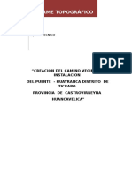 Informe Topografico....