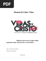 Manual Do Líder Vidas 2016