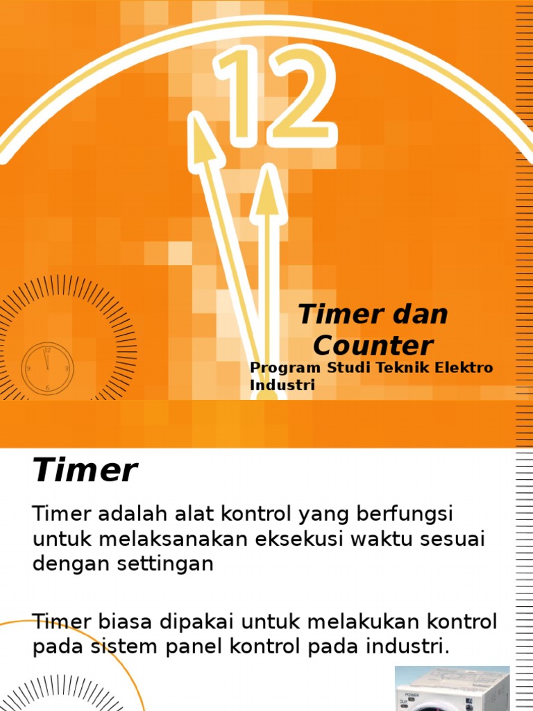 Timer dan Counter dalam Teknik Elektro | PDF