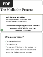 The Mediation Process-Punta VIlla