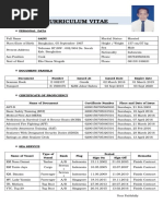 Standard Resume Seafarers Standard Resume Seafarers