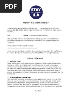 PropertyManagementAgreement SCR