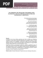 UMA PROPOSTA DE TRABALHO COM MODELAGEM MATEMÁTICA EM UM CURSO DE LICENCIATURA EM MATEMÁTICA A DISTÂNCIA