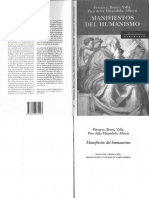 Manifiestos Del Humanismo. Petrarca Brun PDF