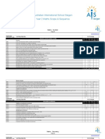 Ais Y2 Maths Scope and Sequence