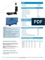 Fiche Technique Complete SDMO J33