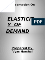 Elasticity of Demand