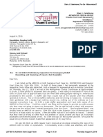 Letter To Kathleen Kane Attorneys Re Montgomery County Clerk of Courts Letter and Alleged Misconduct August 4, 2016