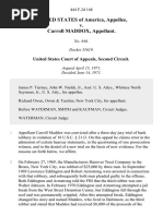 United States v. Carroll Maddox, 444 F.2d 148, 2d Cir. (1971)