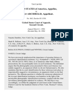 United States v. Robert Archibald, 734 F.2d 938, 2d Cir. (1984)