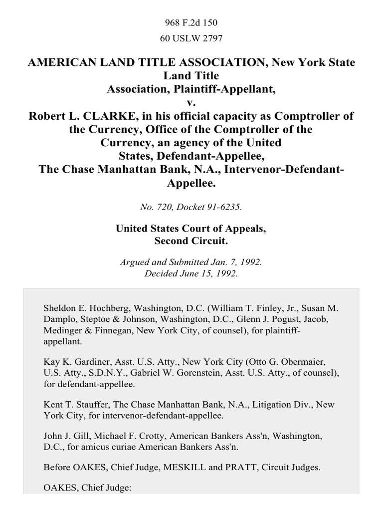 American Land Title Association, New York State Land Title Association