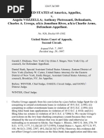 United States v. Angelo Vozzella Anthony Pietrosanti, Charles A. Urrego, A/K/A Jonathan Rives, A/K/A Charlie Arms, 124 F.3d 389, 2d Cir. (1997)