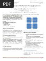 Need and Usage of Traceability Matrix For Managing Requirements