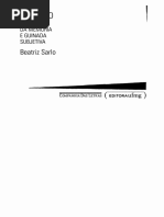 Beatriz Sarlo - Tempo Passado