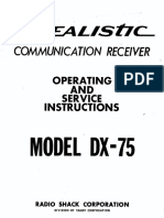 DX-75 (Operating & Service Instructions)