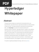 Hyperledger Whitepaper