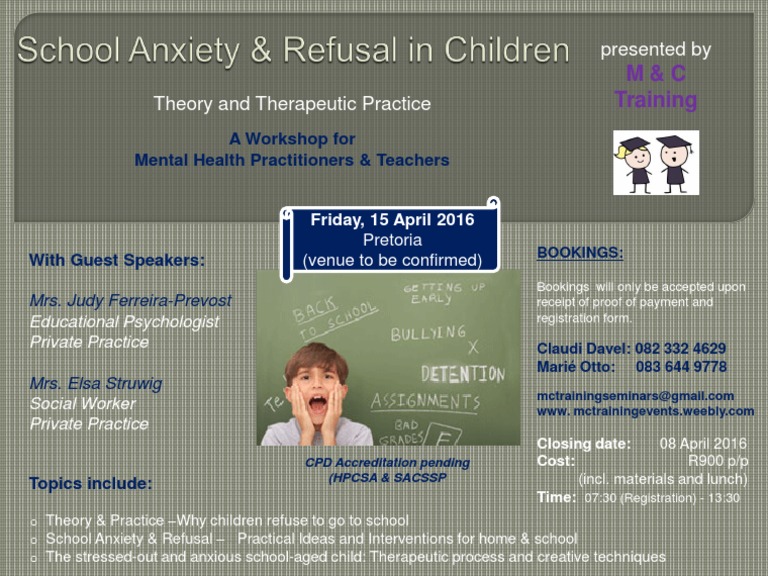 School Anxiety in Children | PDF