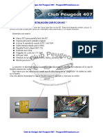 Manual de Taller Instalación Car PC Peugeot 407 (Español)