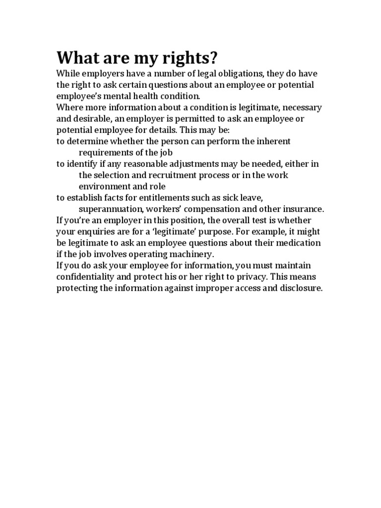 What Are My Rights PDF