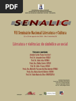 Chamada VII Senalic 2016