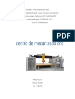 Informe de Centros de Mecanizado CNC