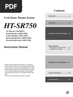 Home Theater Onkyo HT-SR750