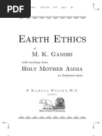 Earth Ethics of M.K. Gandhi With Teachings From Holy Mother Amma