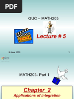 Guc - Math203: Lecture # 5