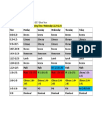Jills Schedule For Weebly 2