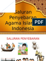 SALURAN PENYEBARAN ISLAM DI INDONESIA