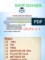 VNA, TIR, M. Depreciación, Flujo de Caja y Efectivo PDF