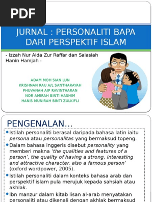 Personaliti Bapa Mengikut Perspektif Islam Pdf